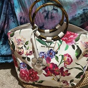 Dana Buchman Floral Handbag
